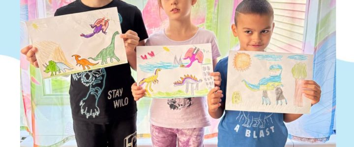 Конкурс рисунков среди пациентов «Когда жили динозавры»🦖🦕
